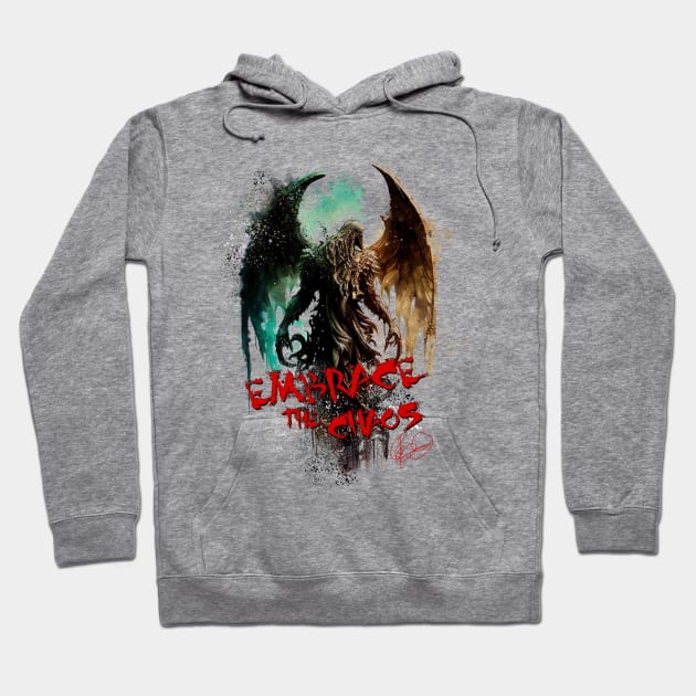 Embrace the Chaos (w text) Hoodie by BYCOLERO